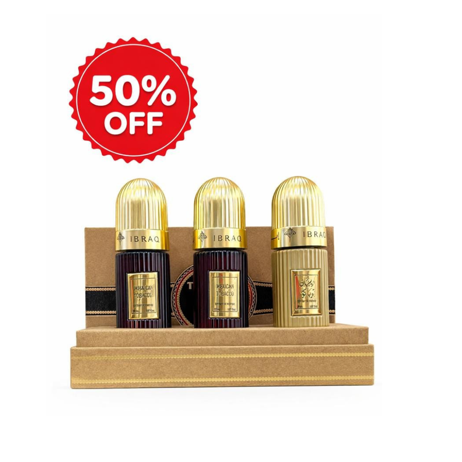 Buy Al Qurashi Tobacco Collection Set 20 ml in UAE | Liperla Perfume