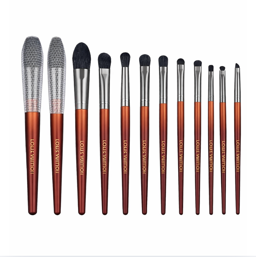Buy Louis Vuitton Luxury Makeup Brush Set with Storage Case in UAE | Liperla Perfume