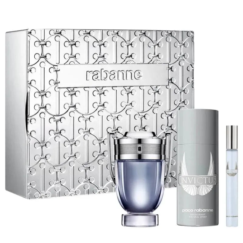Rabanne Invictus EDT For Men 100ML Set Perfume