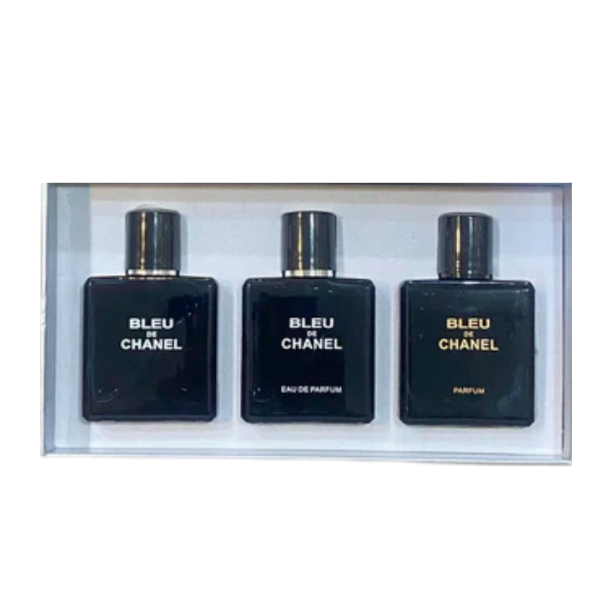 Buy Chanel Bleu Perfume Set 3 × 30 ml bottles in UAE | Liperla Perfume