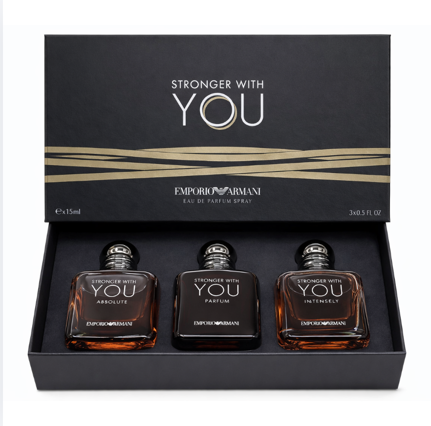 Buy Emporio Armani Stronger With You Miniature Fragrance Set 3 × 35 ml in UAE | Liperla Perfume
