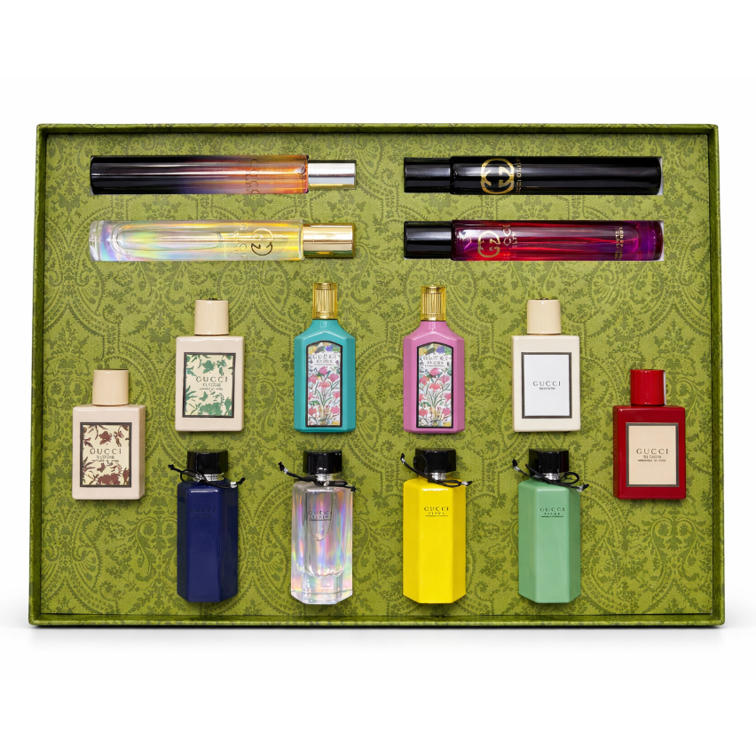Buy Gucci 14-Piece Mini Perfume Set with Gift Bag in UAE | Liperla Perfume