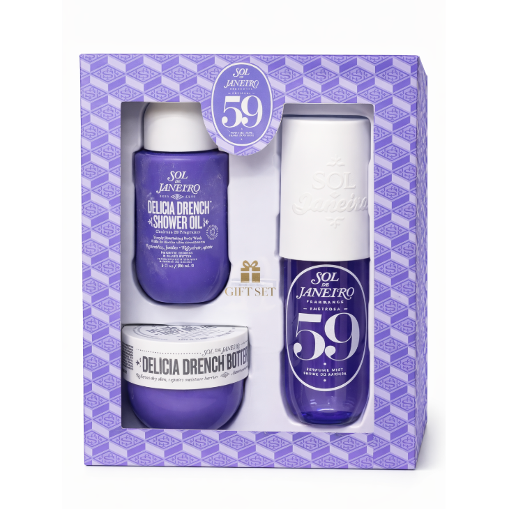 Buy Sol de Janeiro Delicia Drench 3-Piece Body Care Set in UAE | Liperla Perfume