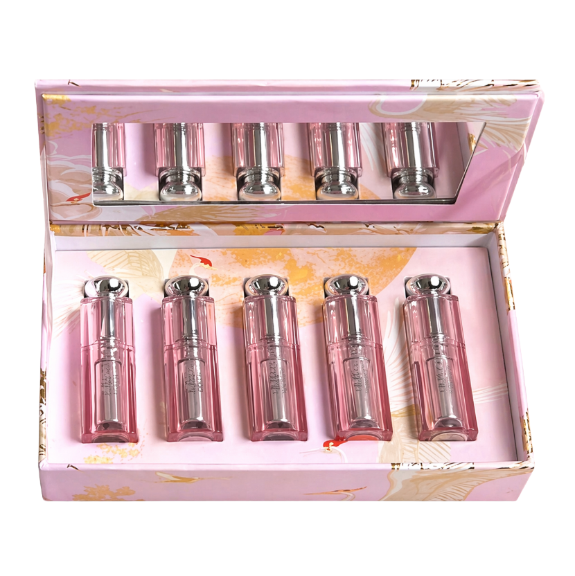Buy Dior Pink 5-Piece Lipstick Set with Gift Bag in UAE | Liperla Perfume