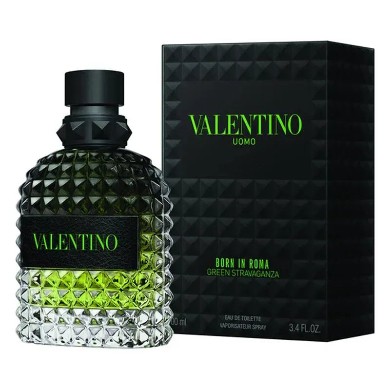 Valentino Uomo Born In Roma Green Stravaganza EDT For Men 100ML Perfume