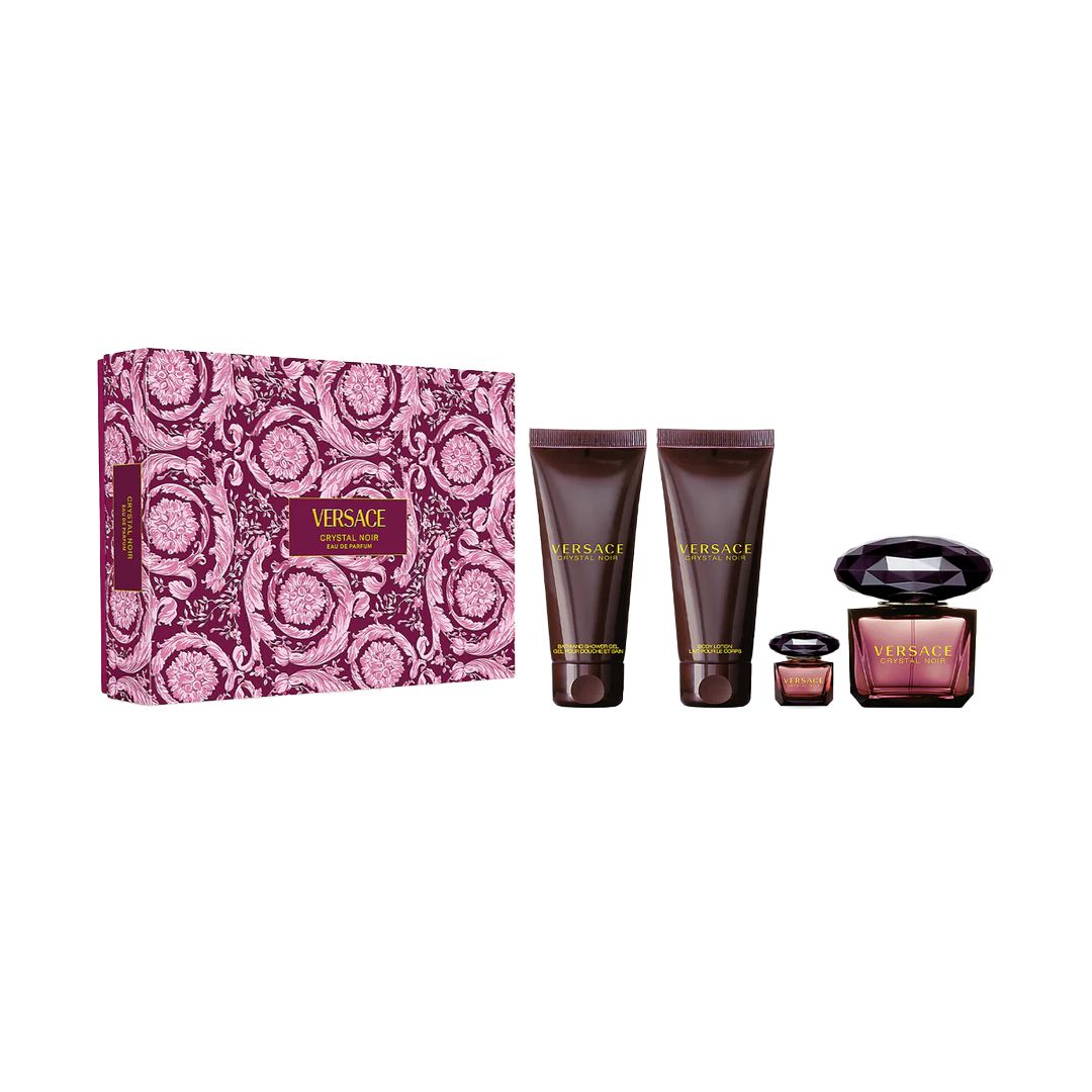 Versace Crystal Noir EDP For Women 90ML Set Perfume
